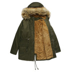 Jas Dames Oversized Capuchon Fleece-gevoerd Plus Size