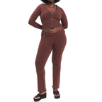 Co-ord set Dames Hoodie Rits Lange Broek Sportief