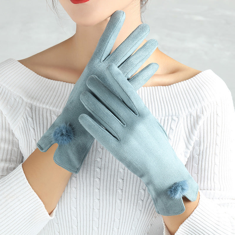 Handschoenen Dames Warm Winter - Blauw