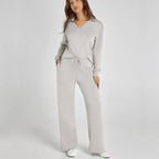 Miss | Loungeset Dames Off-Shoulder Wijde Broek