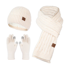 Winterset Dames Muts Sjaal Handschoenen Driedelig