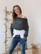 Sjaal Dames Gebreid Boho Omslagdoek