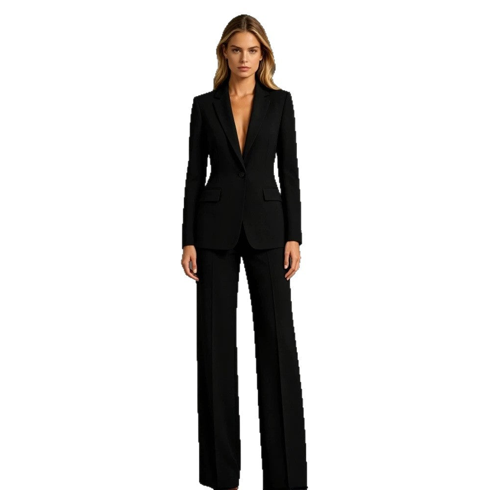 Co-ord set Dames Slim Fit Volledige Lengte Kantoor