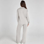Miss | Loungeset Dames Off-Shoulder Wijde Broek