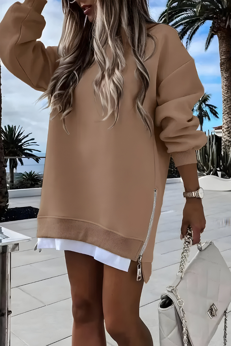 Hoodie Dames Oversized Zijrits Casual