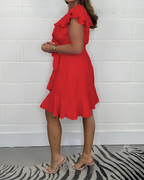 Jurk Dames Elegant Aansluitend Vloeiend - Viscose