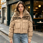 Jas Dames Gewatteerd Casual Winterjas