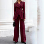 Autumn Women's Suit Double-Breasted Long-Sleeve Coat