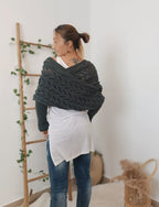 Sjaal Dames Gebreid Boho Omslagdoek