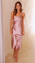 New Back Lace Up Slim Fit Fashion Mid-length Dress