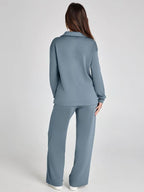 Tweedelige Set Dames Lange Mouwen Relaxed – Co-ord Set