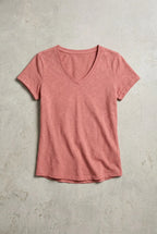 Basic T-shirt V-hals Roze - Miss Madera MIS-41CC85