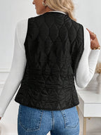 Miss | Bodywarmer Dames Omkeerbaar Gewatteerd Sherpa - Polyester