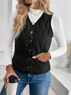 Miss | Bodywarmer Dames Omkeerbaar Gewatteerd Sherpa - Polyester