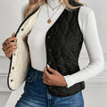 Miss | Bodywarmer Dames Omkeerbaar Gewatteerd Sherpa - Polyester