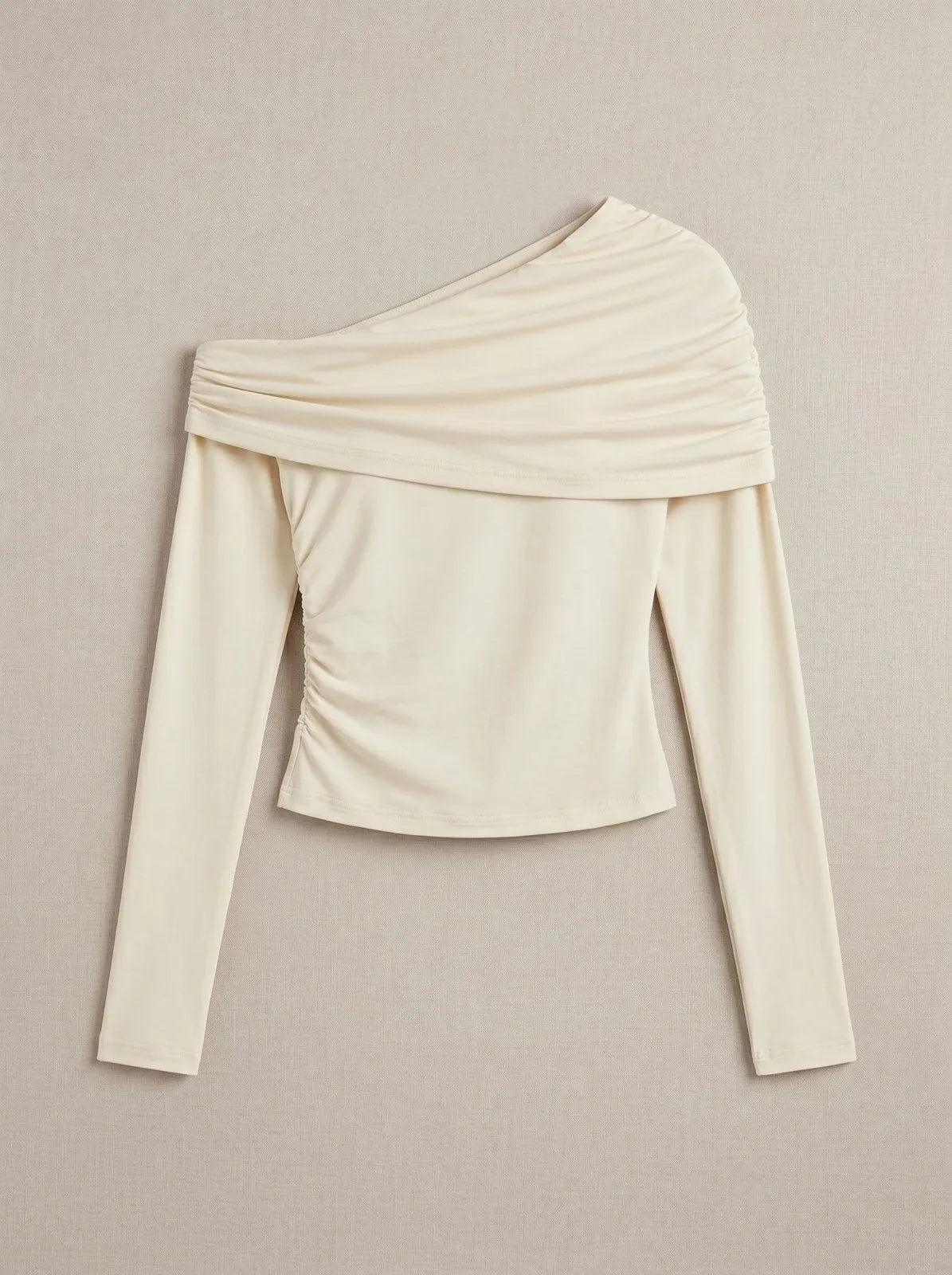 Blouse off-shoulder met ruché details - Miss Madera MIS-7B8A06