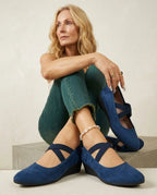 Casual loafers Blauwe Suède - Miss Madera MIS-B4750E