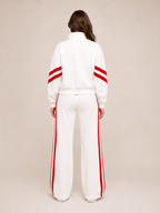 Sportkleding Dames Tweedelig Contrasterende Strepen Losvallend