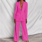 Miss | Tweedelige Set Dames Blazer + Broek Getailleerd – Co-ord Set