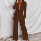 Miss | Tweedelige Set Dames Blazer + Broek Getailleerd – Co-ord Set