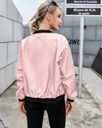 Bomberjack Dames Klassiek Slim Fit met Ribboorden