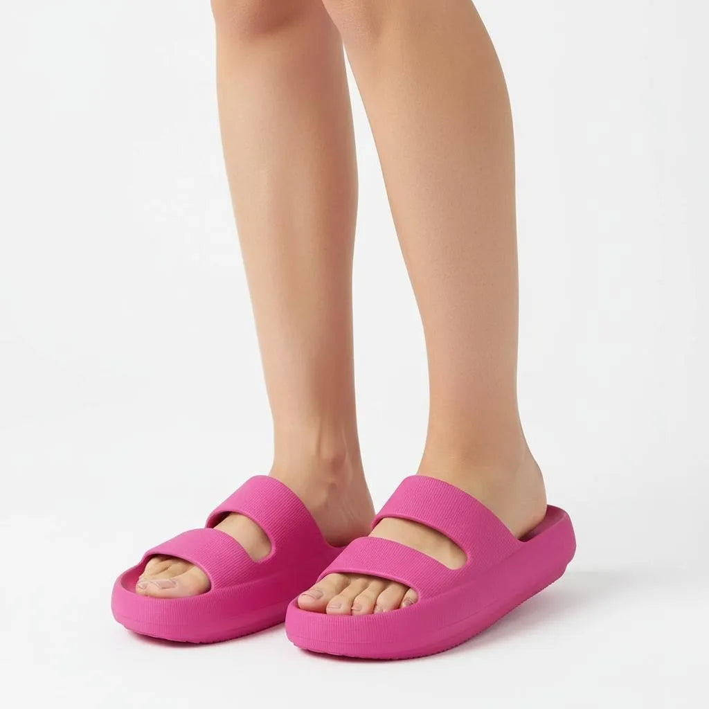 Cloud Slippers Dames | Dikke Dempende Zool Lichtgewicht - Miss Madera MIS-F22ERW
