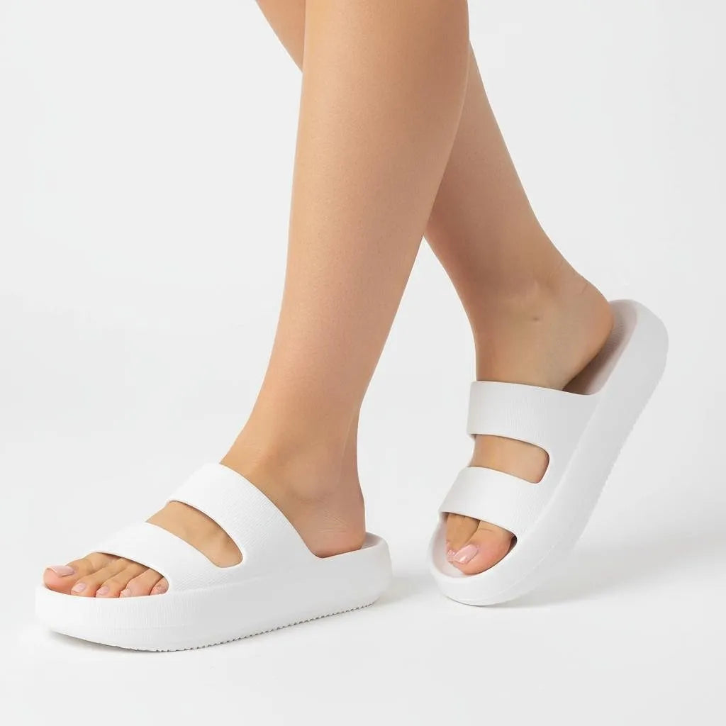 Cloud Slippers Dames | Dikke Dempende Zool Lichtgewicht - Miss Madera MIS-8VAXF4