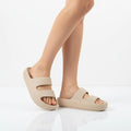Cloud Slippers Dames | Dikke Dempende Zool Lichtgewicht - Miss Madera