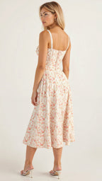 Miss | Jurk Dames Midi Casual Trendy - Polyester