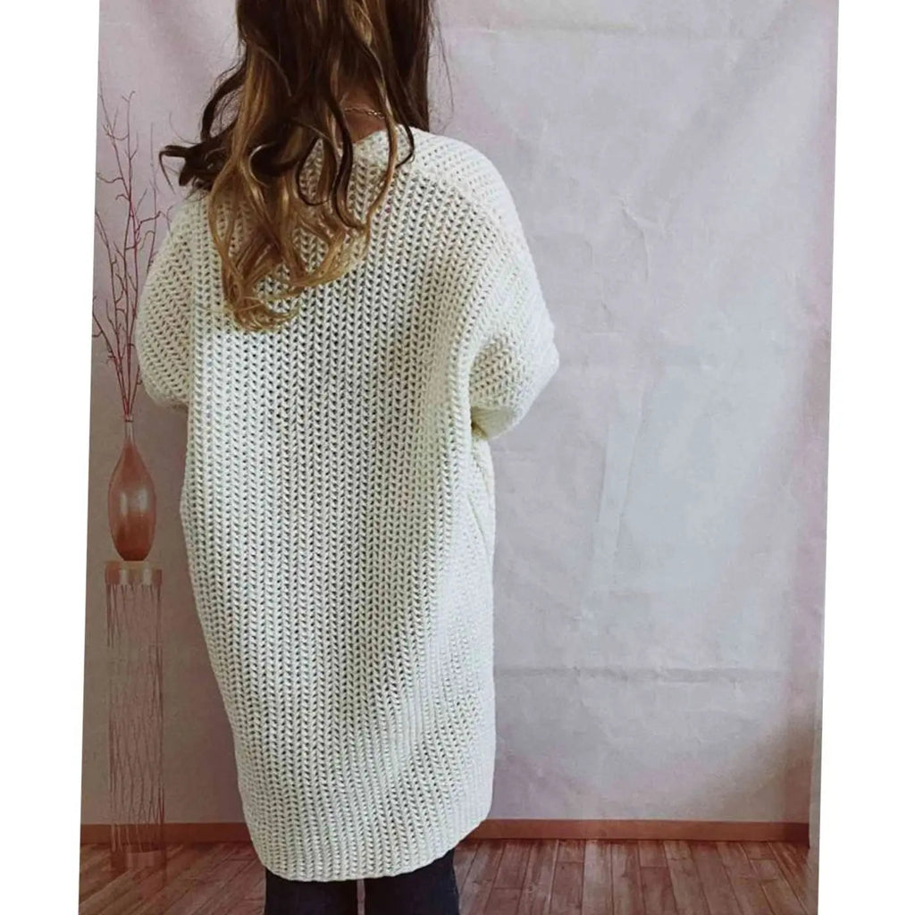 Miss | Vest Dames Oversized Grofgebreid met Zakken