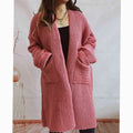 Miss | Vest Dames Oversized Grofgebreid met Zakken
