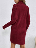 Miss | Jurk Dames Coltrui Bodycon Mini Lange Mouw