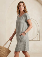 Dames jurk met elegante pasvorm - Miss Madera MM-ZEYLSD