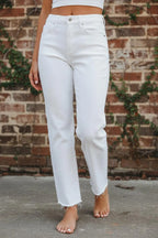 Denim Jeans Dames | Regular Fit Stretch Katoen - Miss Madera MIS-H05MNB
