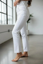 Denim Jeans Dames | Regular Fit Stretch Katoen - Miss Madera MIS-H05MNB