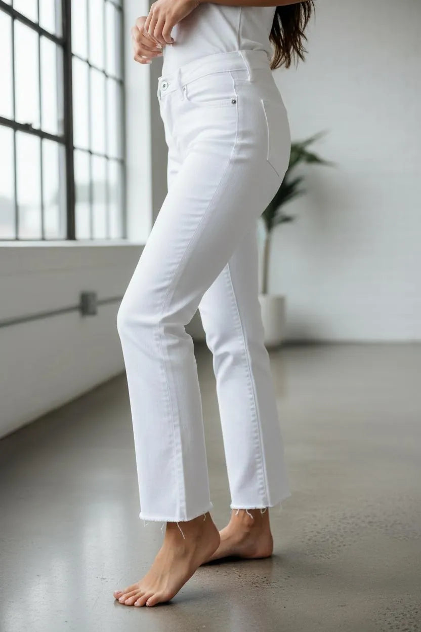 Denim Jeans Dames | Regular Fit Stretch Katoen - Miss Madera MIS-H05MNB
