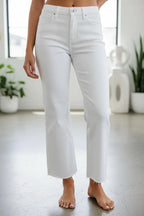 Denim Jeans Dames | Regular Fit Stretch Katoen - Miss Madera MIS-H05MNB