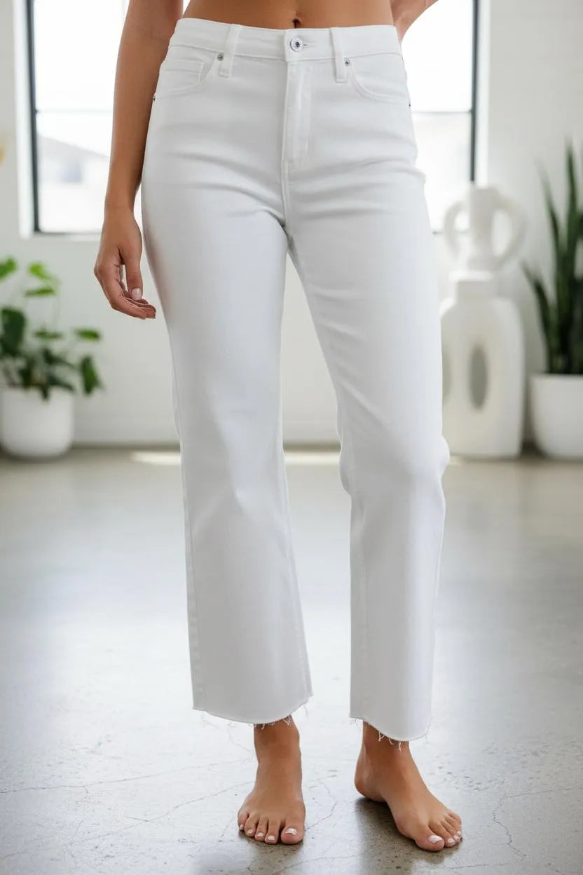 Denim Jeans Dames | Regular Fit Stretch Katoen - Miss Madera MIS-H05MNB