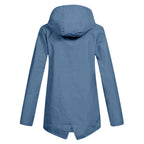 Jas Dames Waterdicht Getailleerd met Capuchon - Polyester