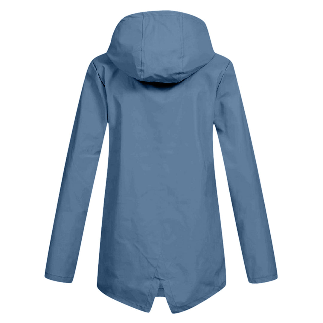 Jas Dames Waterdicht Getailleerd met Capuchon - Polyester