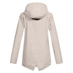 Jas Dames Waterdicht Getailleerd met Capuchon - Polyester