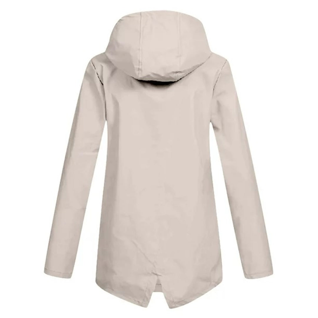 Jas Dames Waterdicht Getailleerd met Capuchon - Polyester