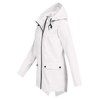 Jas Dames Waterdicht Getailleerd met Capuchon - Polyester