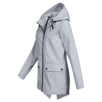 Jas Dames Waterdicht Getailleerd met Capuchon - Polyester
