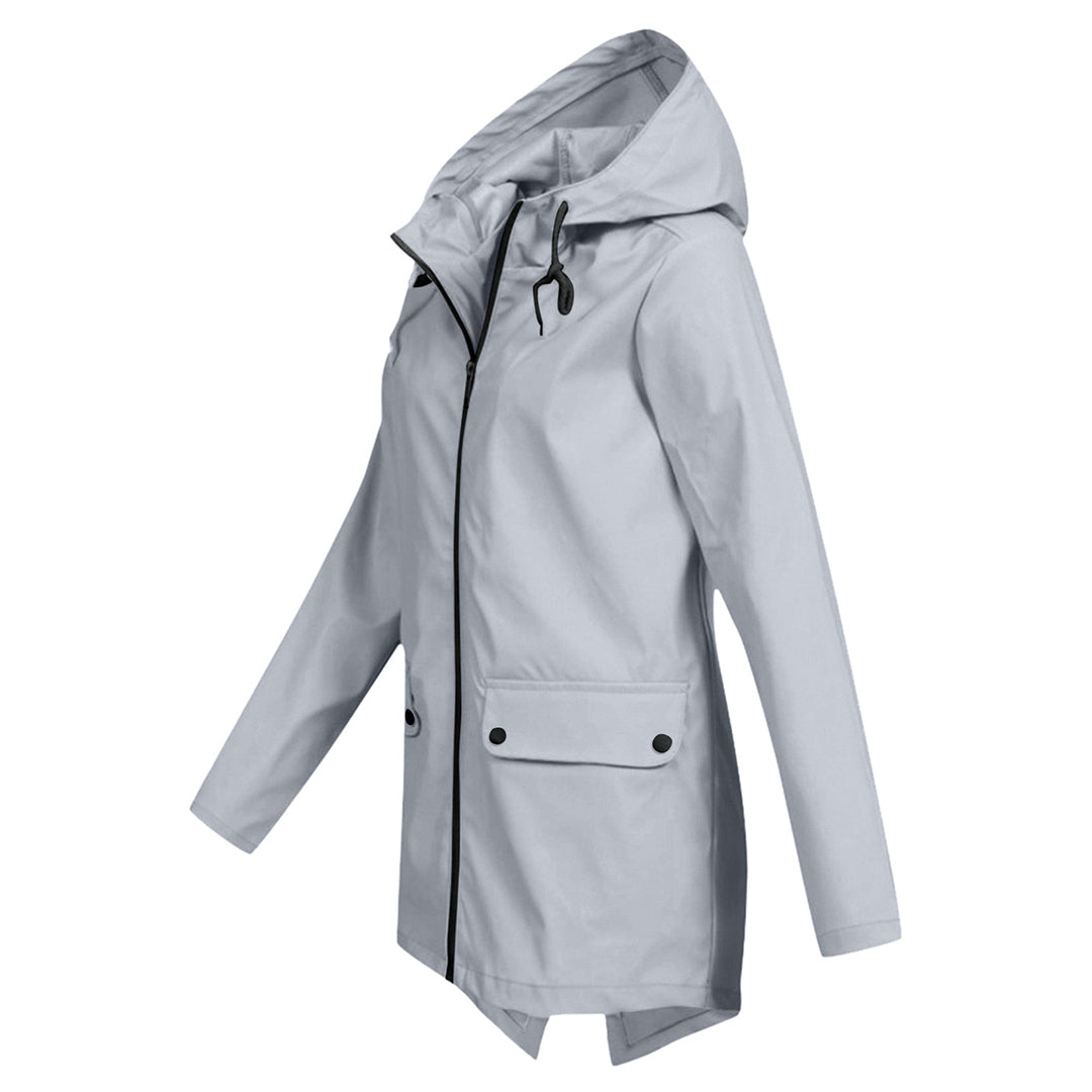 Jas Dames Waterdicht Getailleerd met Capuchon - Polyester