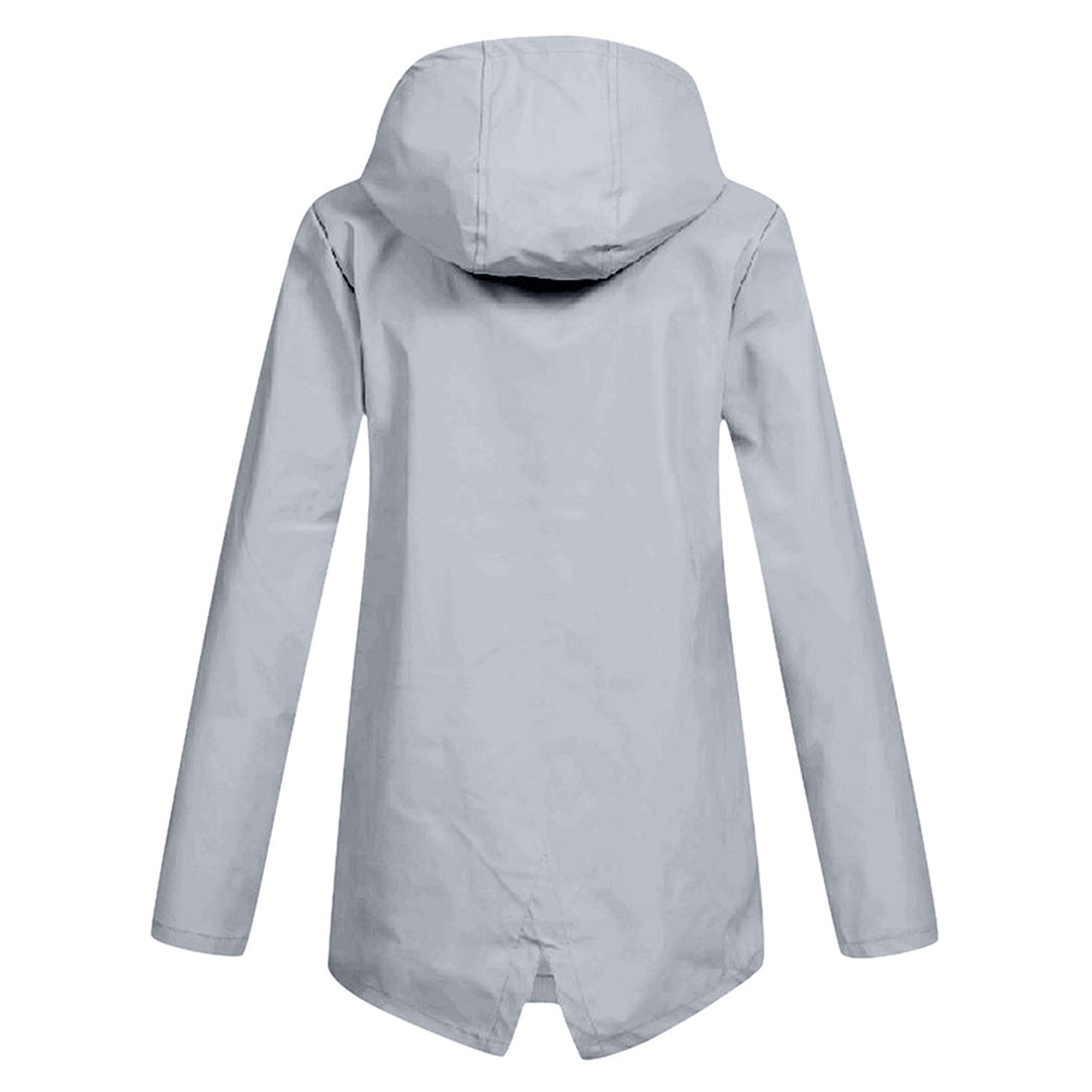 Jas Dames Waterdicht Getailleerd met Capuchon - Polyester
