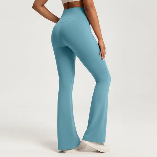 Flared Yoga Broek Dames | High Waist Naadloos Stretch - Miss Madera MIS-4GFKE9