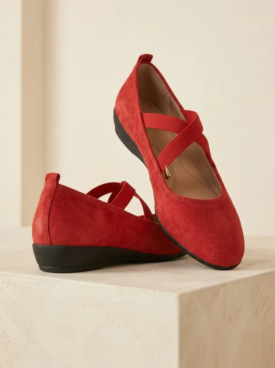 Flats kruisende bandjes - Miss Madera MIS-D61F75