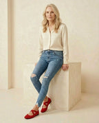 Flats kruisende bandjes - Miss Madera MIS-D61F75