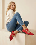 Flats kruisende bandjes - Miss Madera MIS-D61F75